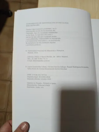 Fundamentos de investigación en psicología