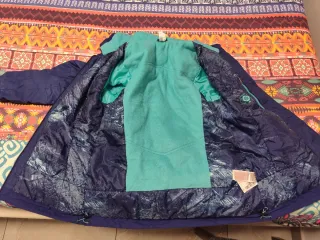 Chaqueta Quechua Azul y Turquesa