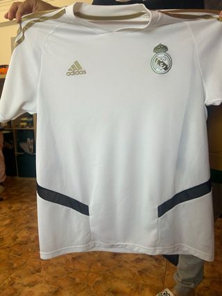 Camiseta Entrenamiento Real Madrid Adidas Blanca D