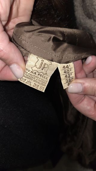 Giacca donna pelle scamosciata c/ pelliccia