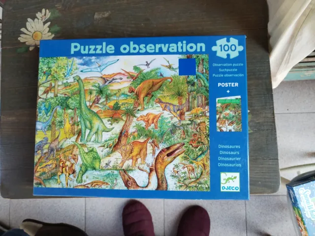 Puzzle Djeco Dinosaurios 100 Piezas