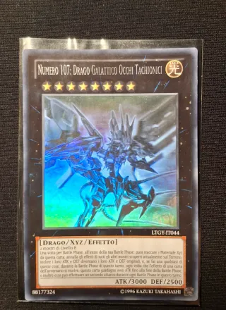 Numero 107 Drago Galattico Occhi Tachionici