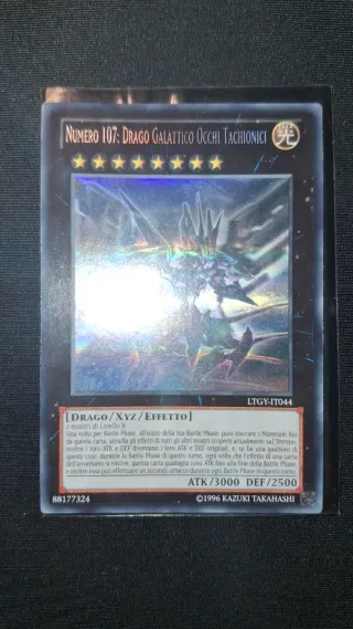 Numero 107 Drago Galattico Occhi Tachionici