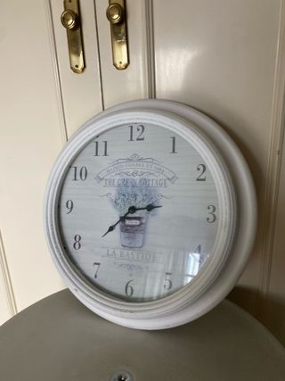 Reloj de Pared Decorativo Blanco