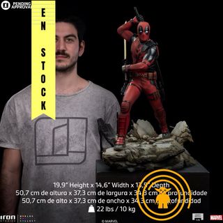 DEADPOOL DEADPOOL AND WOLVERINE 1/4 IRONSTUDIOS