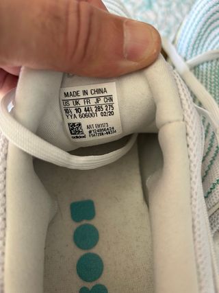 Zapatillas Adidas Ultraboost Blancas y Turquesa