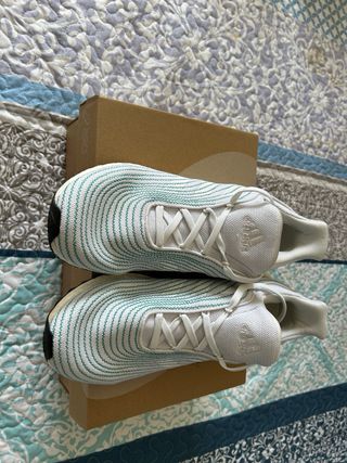 Zapatillas Adidas Ultraboost Blancas y Turquesa