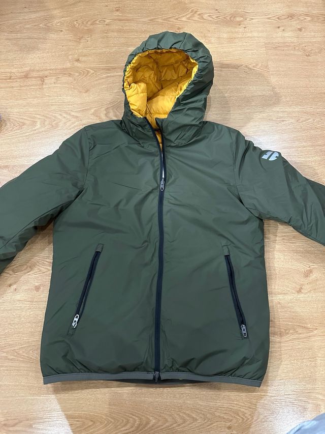 Chaqueta Wurth reversible verde y amarillo