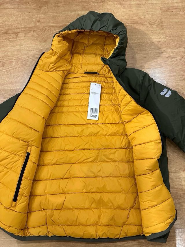 Chaqueta Wurth reversible verde y amarillo