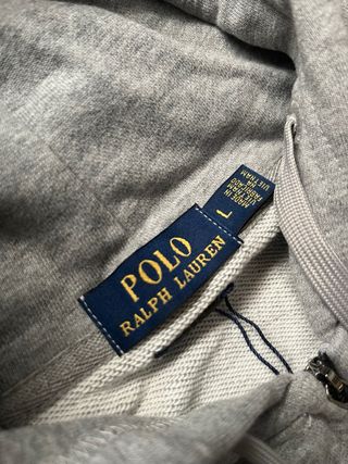 Chaqueta Polo Ralph Lauren Gris Cremallera