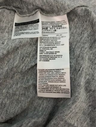 Camiseta Levi's Gris