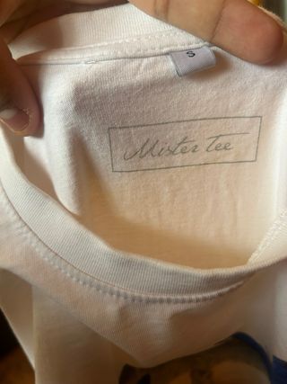 Camiseta Mister Tee Blanca Mariposas