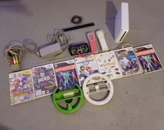 Consola Nintendo Wii RVL-001 Blanca + Juegos