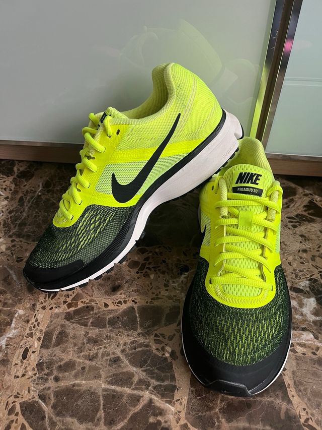 Zapatillas Nike Pegasus 30 Negro Amarillo