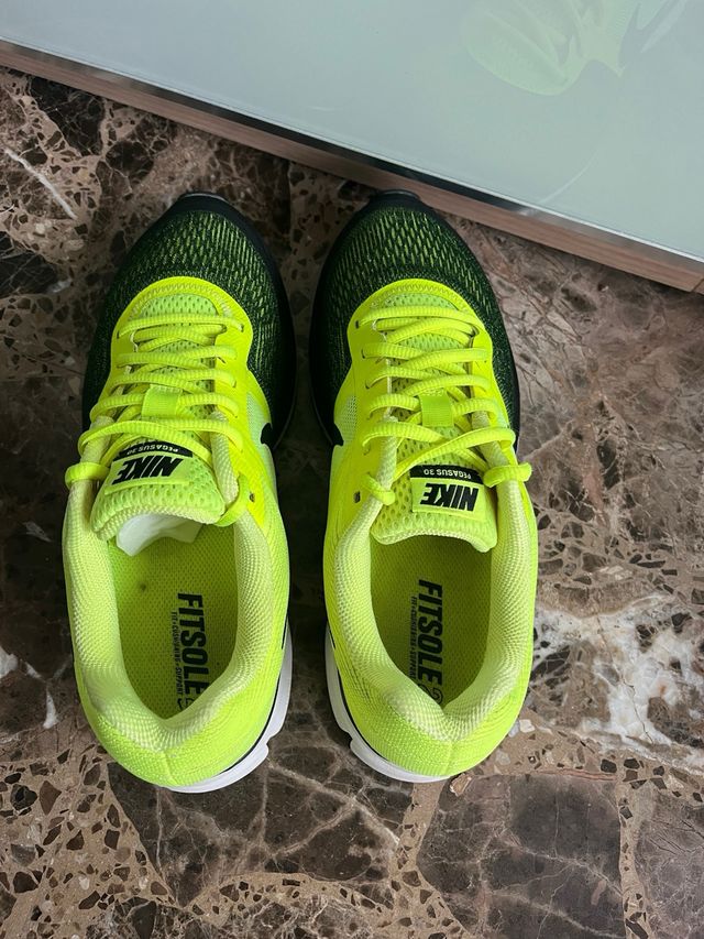 Zapatillas Nike Pegasus 30 Negro Amarillo