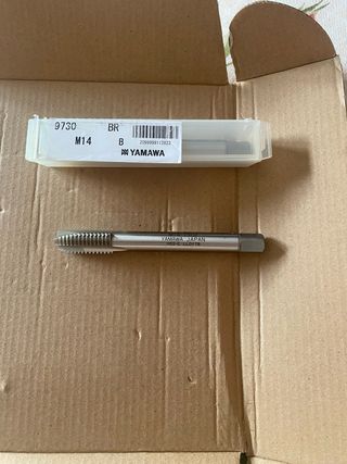 2 pezzi maschio per filettare M14 Yamawa