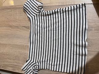 Top H&M Rayas Blanco y Negro