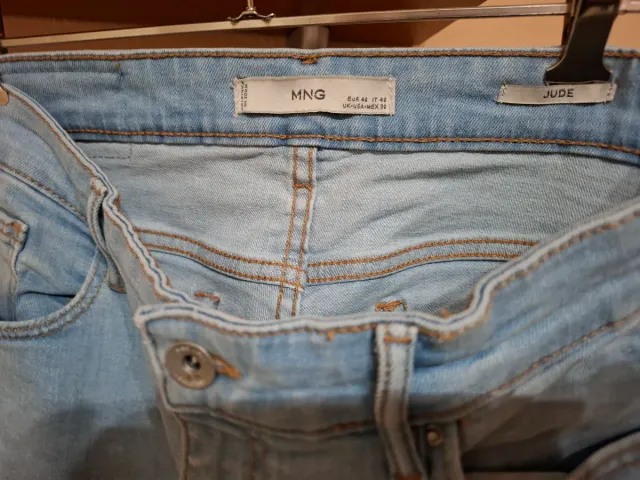 Pantalón juvenil hombre azul