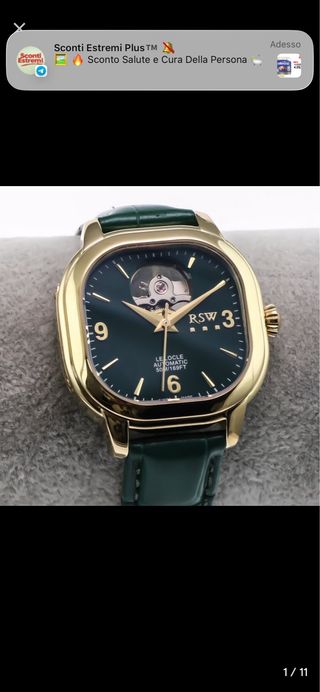 Reloj RSW Automático Oro y Verde ref. RSWLA122-GL-