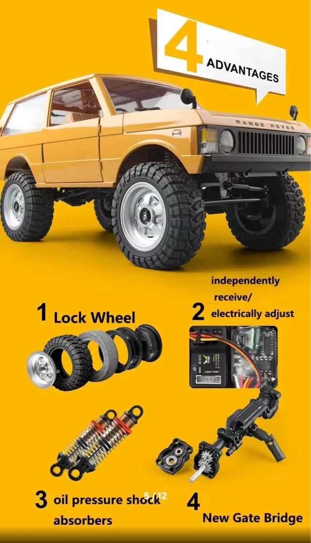 RC Crawler Land Rover Range Rover 4WD