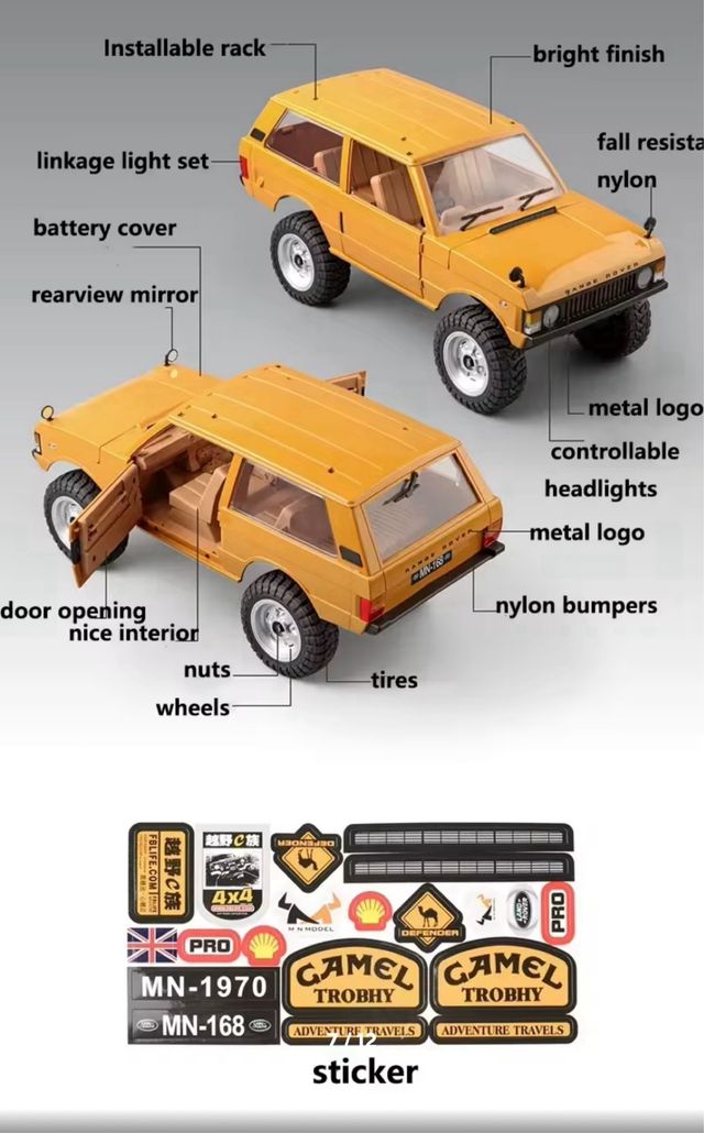 RC Crawler Land Rover Range Rover 4WD