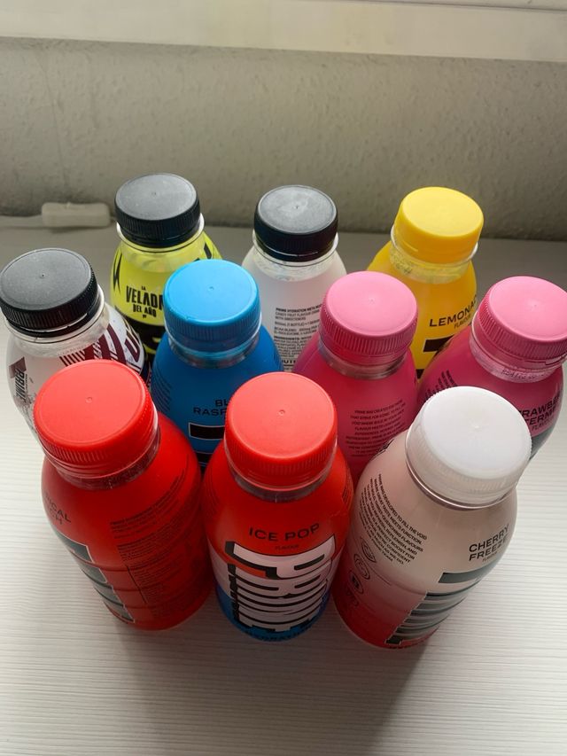 Colección 10 Botellas Prime.