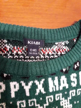 Jersey Navideño niño talla 12/ 154-155 cm