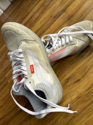 Zapatillas Vans Juveniles Beige/Blanco