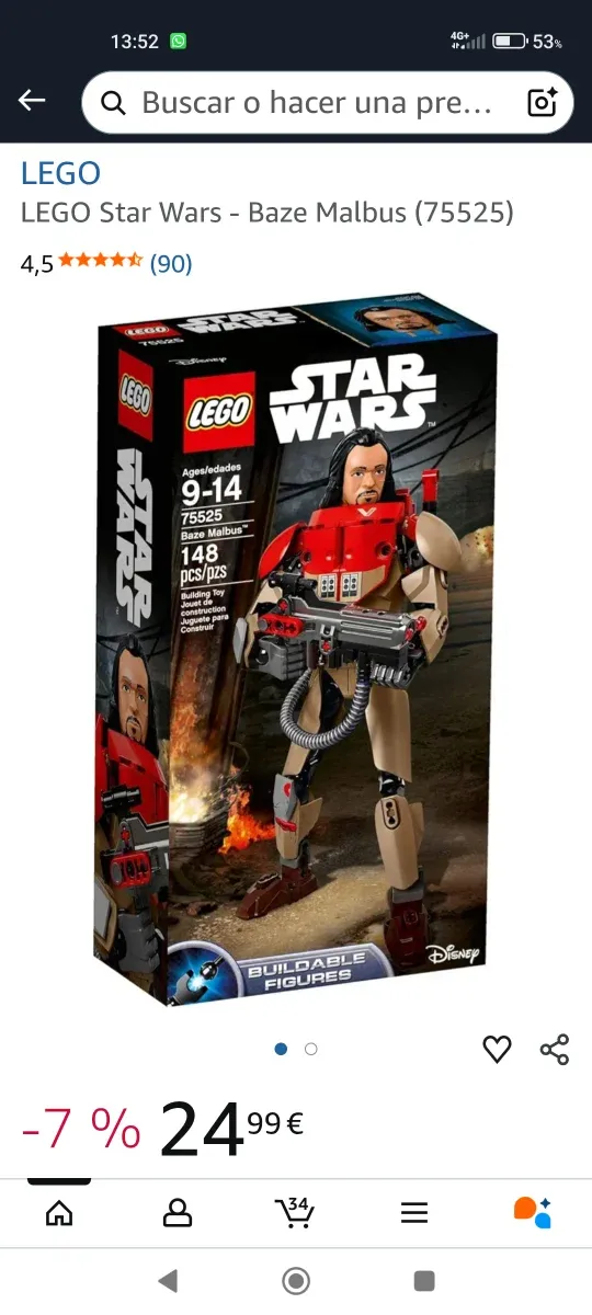 LEGO Star Wars Baze Malbus 75525