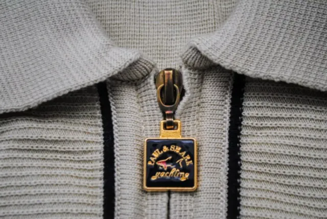 Paul & Shark Jersey Sudadera Cremallera Beige