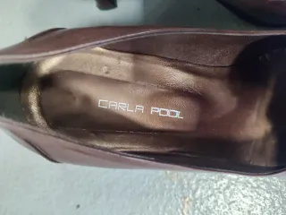 Scarpe marroni tacco donna