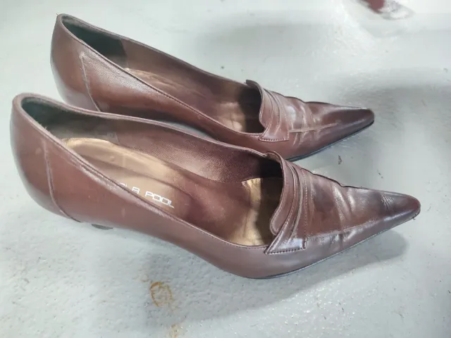 Scarpe marroni tacco donna