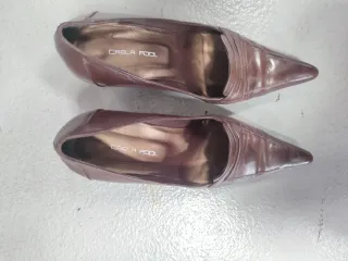 Scarpe marroni tacco donna