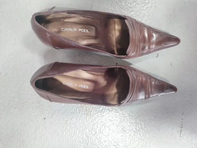 Scarpe marroni tacco donna