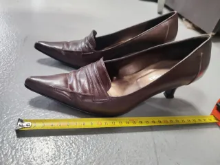 Scarpe marroni tacco donna