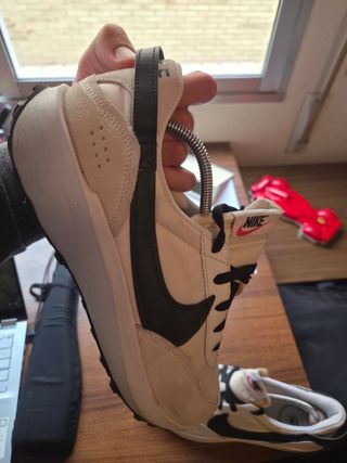 Zapatillas Nike Waffle Debut Hombre Beige/Negro