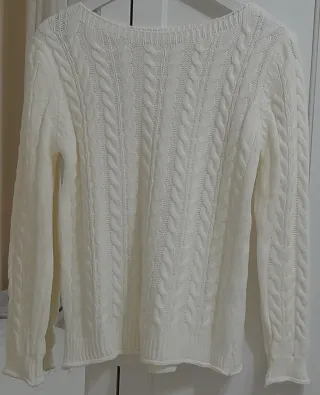 Jersey punto ochos cálido mujer