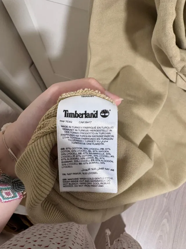 Sudadera Timberland Talla M Marrón