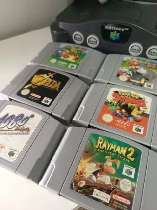 Nintendo 64 + 7 Juegos N64