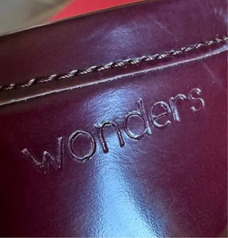 Mocasines Wonders burdeos piel. Talla 38