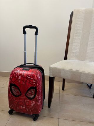 Trolley Infantil Spiderman Rojo