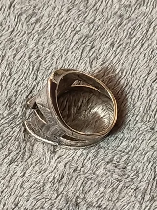 Anillo Plata Ley Casco Guerrero