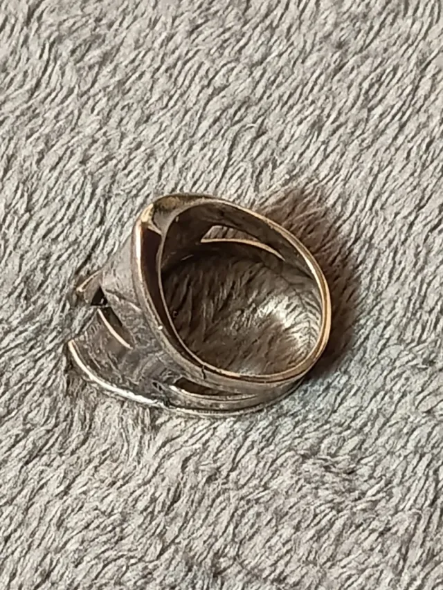 Anillo Plata Ley Casco Guerrero