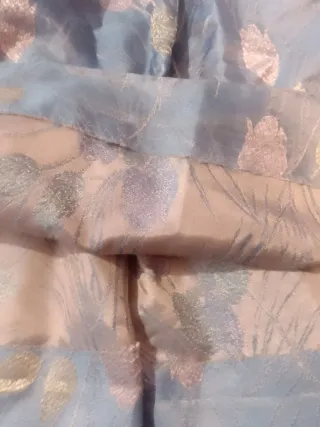 Falda regional niña azul y rosa