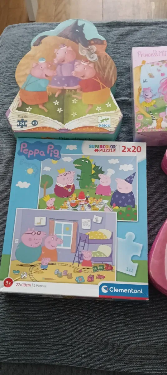 Lote Puzzles Peppa Pig y Princesas