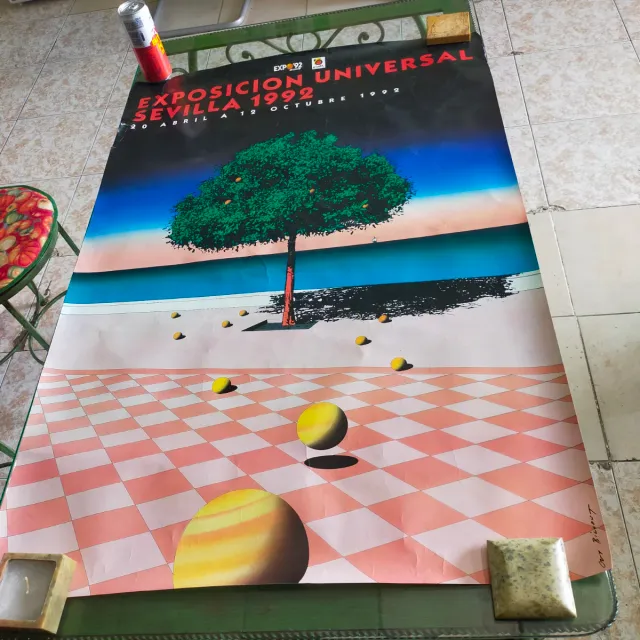 Cartello Expo 92 Siviglia