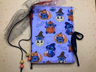 Libreta Stitch Halloween y 2 Bolígrafos