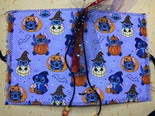 Libreta Stitch Halloween y 2 Bolígrafos
