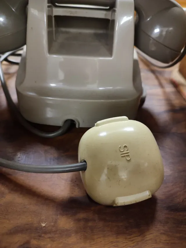 Telefoni fissi Vintage beige/grigio