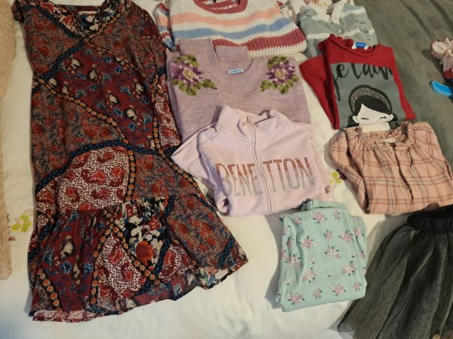 Lote Ropa invierno Niña Talla 7-8 marcas